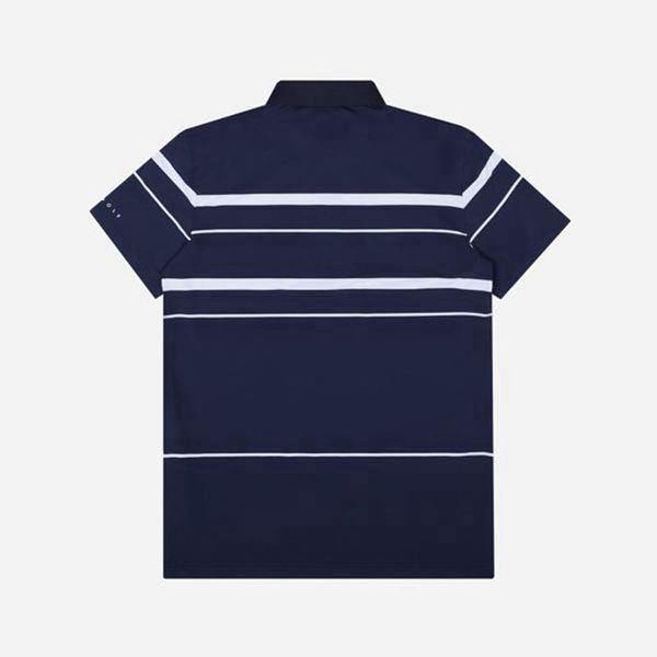 Camisas Polo Fila Homem Azul Marinho - Fila Golf Striped S/S En Portugal,USPO-32476